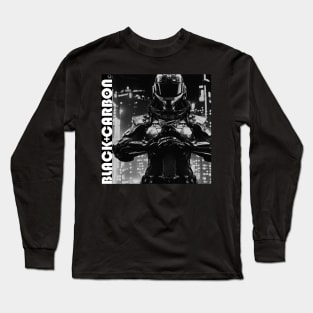 Black Carbon Cyberpunk Assassin 003 Long Sleeve T-Shirt